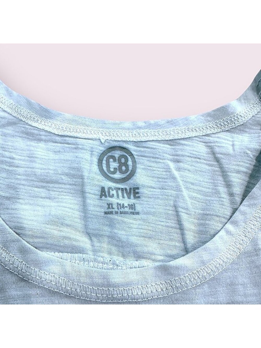 Crazy 8 Girls Cool & Confident Blue Graphic Tank Top Sleeveless Shirt Size XL 14 - Picture 3 of 3